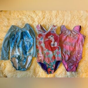 Girls leotard bundle including GK Elite Disney Princess Ariel Kids One Piece